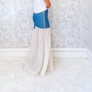 Laura Biogotti Denim Maxi Skirt